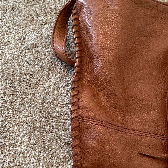 Hobo Brown Leather Fringe Bag - Picture 3 of 7